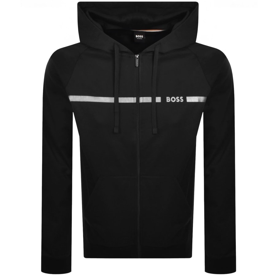 BOSS Authentic Full Zip Hoodie Black | Mainline Menswear us
